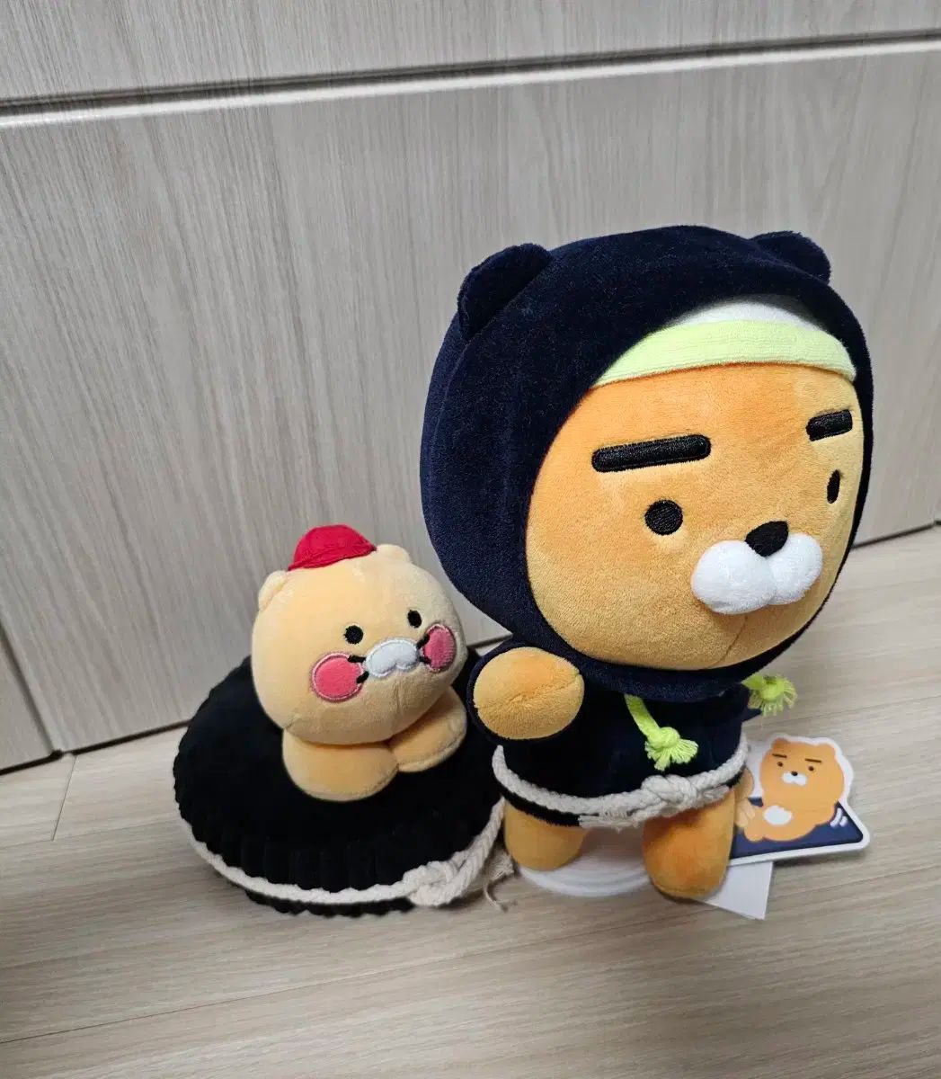 カカオフレンズレインコートぬいぐるみ 2点セット カカオ