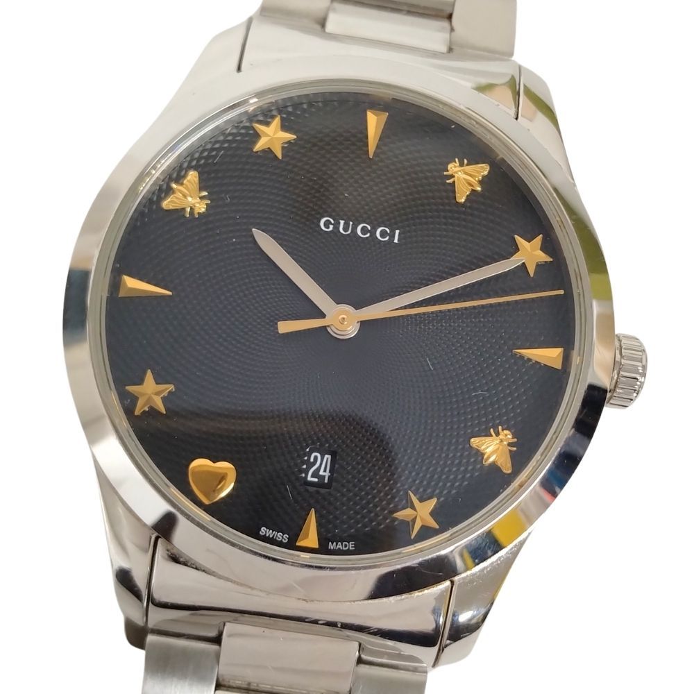 時計 GUCCI 126.4 グッチ GUCCI 126.4タイム レス デイトクォーツSWISS MADE