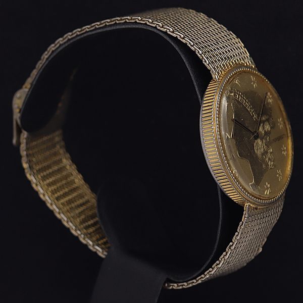 ユニバーシティ 手巻き 17石 ゴールド文字盤 ラウンド メンズ腕時計 NKG - メルカリ