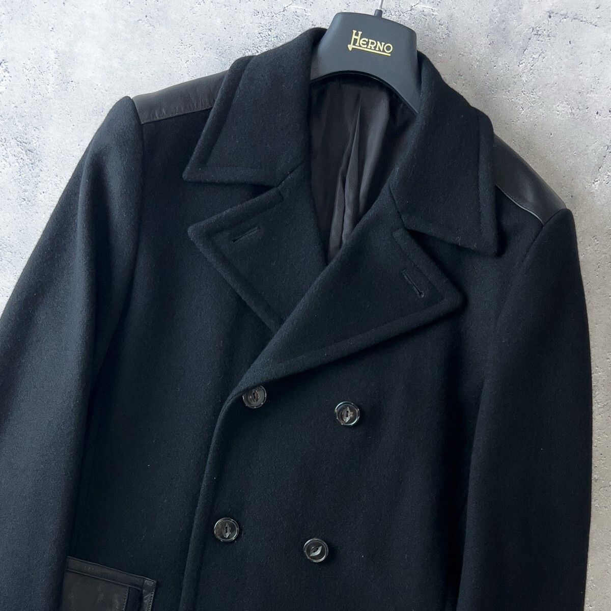 最高峰 ARTISAN アルチザン カシミヤ混 牛革 パイピング