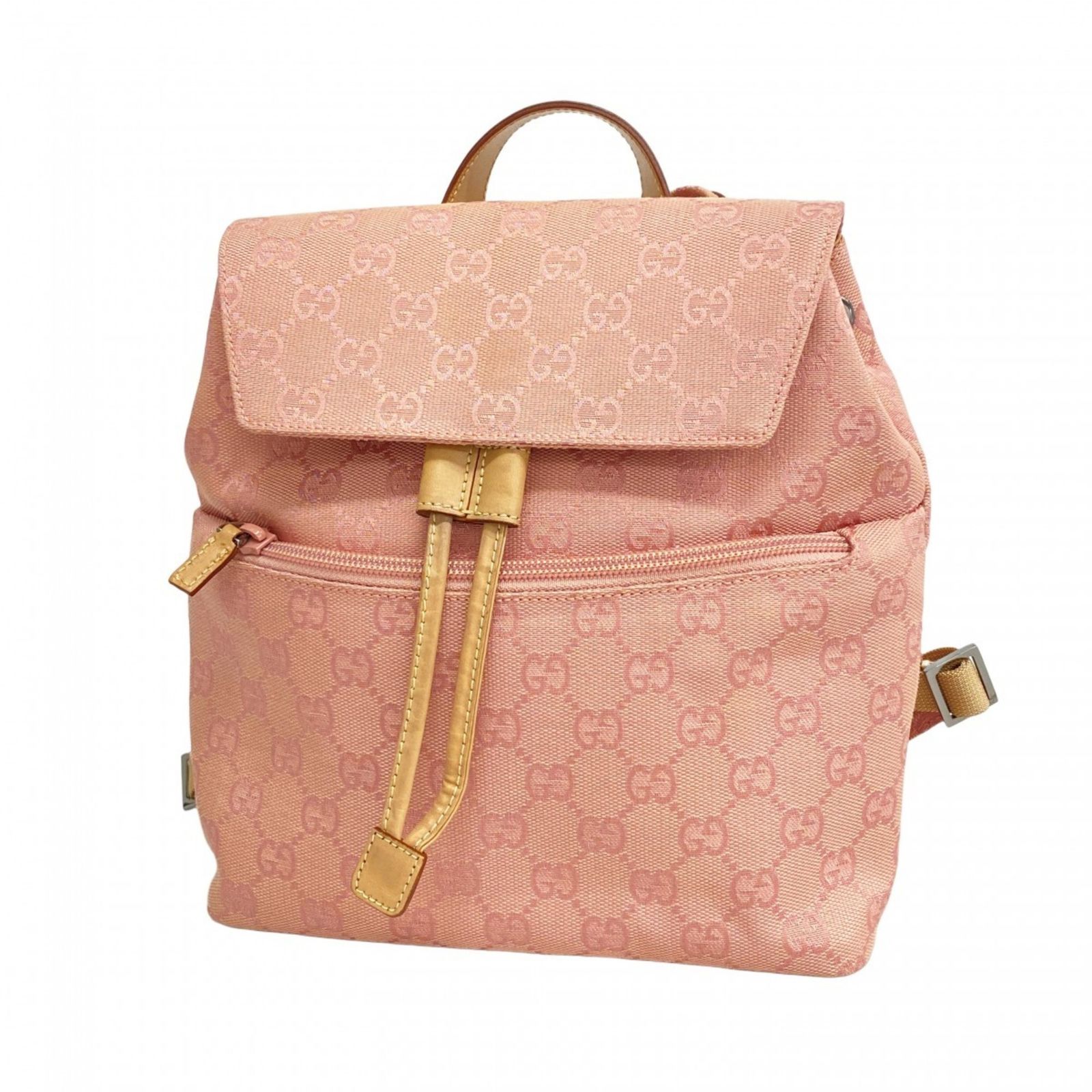 グッチ Gucci グッチ リュック デイパック GGキャンバス 003 0242 キャンバス ピンク ベージュ レディース