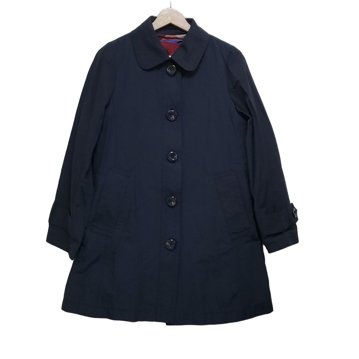 BLUE LABEL CRESTBRIDGE ブルーレーベルクレストブリッジ コート サイズ38 M レディース - ダークネイビー 長袖|冬