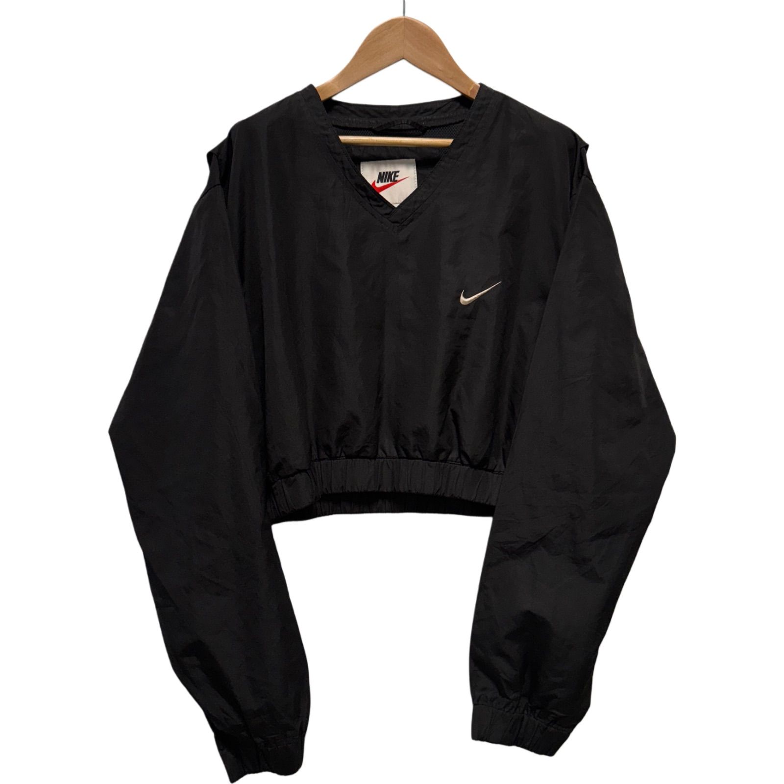Nike 90s ナイロンプルオーバージャケット ブラック L 90s NIKE Logo