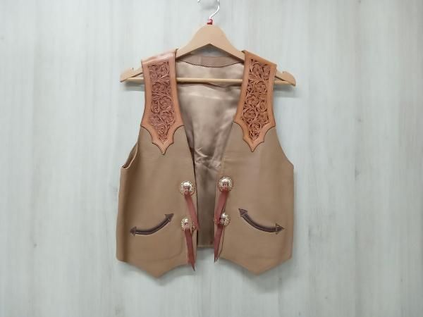 ベスト／Western Leather Vest ウエスタンベスト,アメリカ輸入ベスト