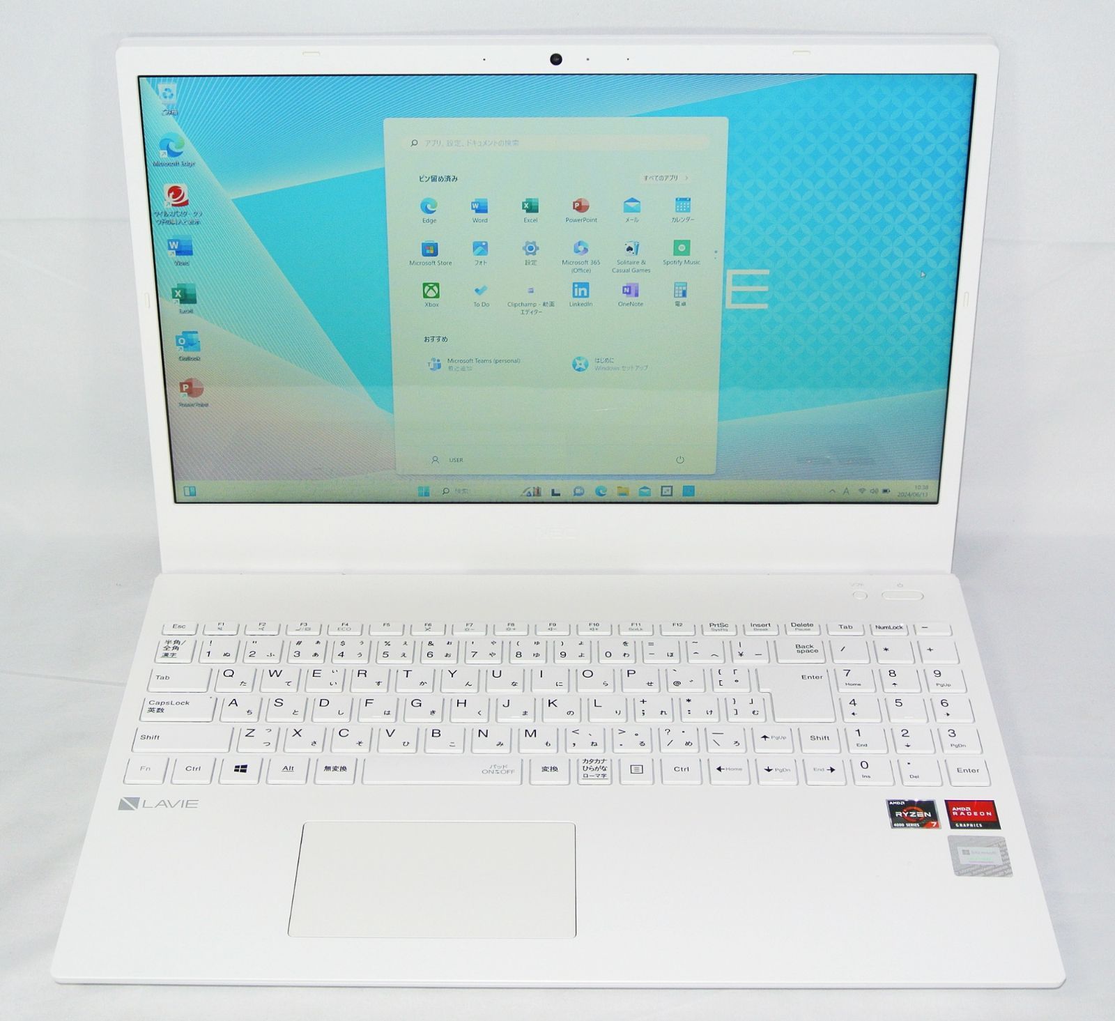 NEC PC-N1565AAW LAVIE N15 - N1565/AAW パールホワイト