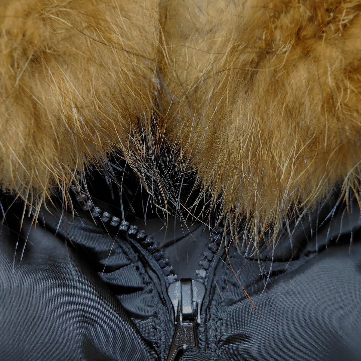 G.O.A goa ゴア ダウンベスト サイズ1 S レディース - 黒 ラクーンファー 冬 SIROKUMA-CORPORATION_COM