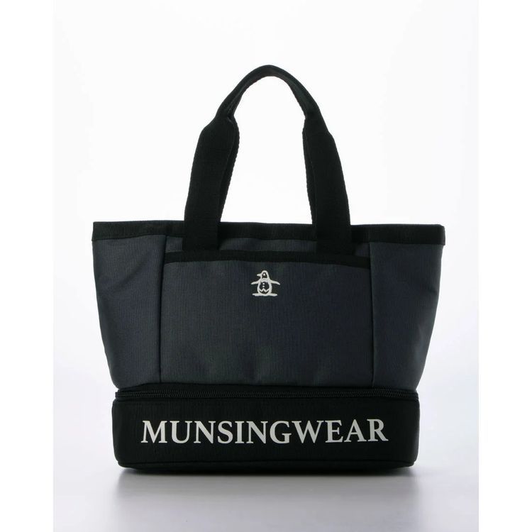 Munsingwear - kazeeee 新品 マンシングウェア ラウンドバッグ 男女両用 25春夏 マンシングウェア Munsingwear メンズ ファブリック2層式