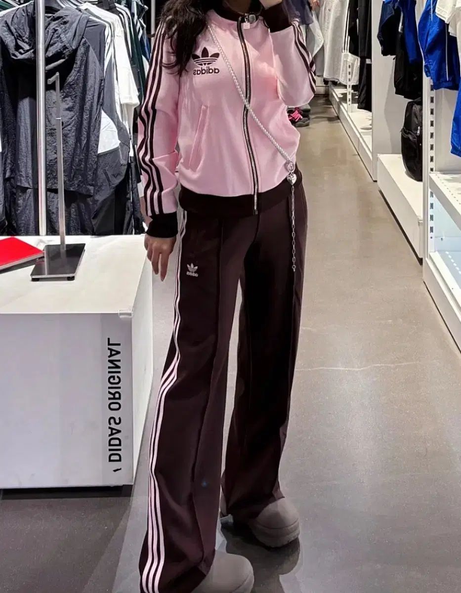 adidas ベッケンバウアー トラックジャケット ピンク adidas(アディダス) ザ・オリジナルズ BECKENBAUER(ベッケンバウアー