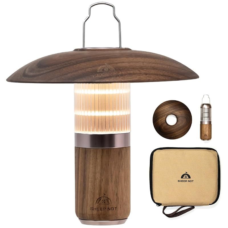 ☆ドリーム荒牧店☆ジモティー割引有☆【クリーニング済】リキッドLEDトールランタン 中古品 神戸発ブランド】SheepNot KURUMI LIGHT ウォールナット 2WAY LED