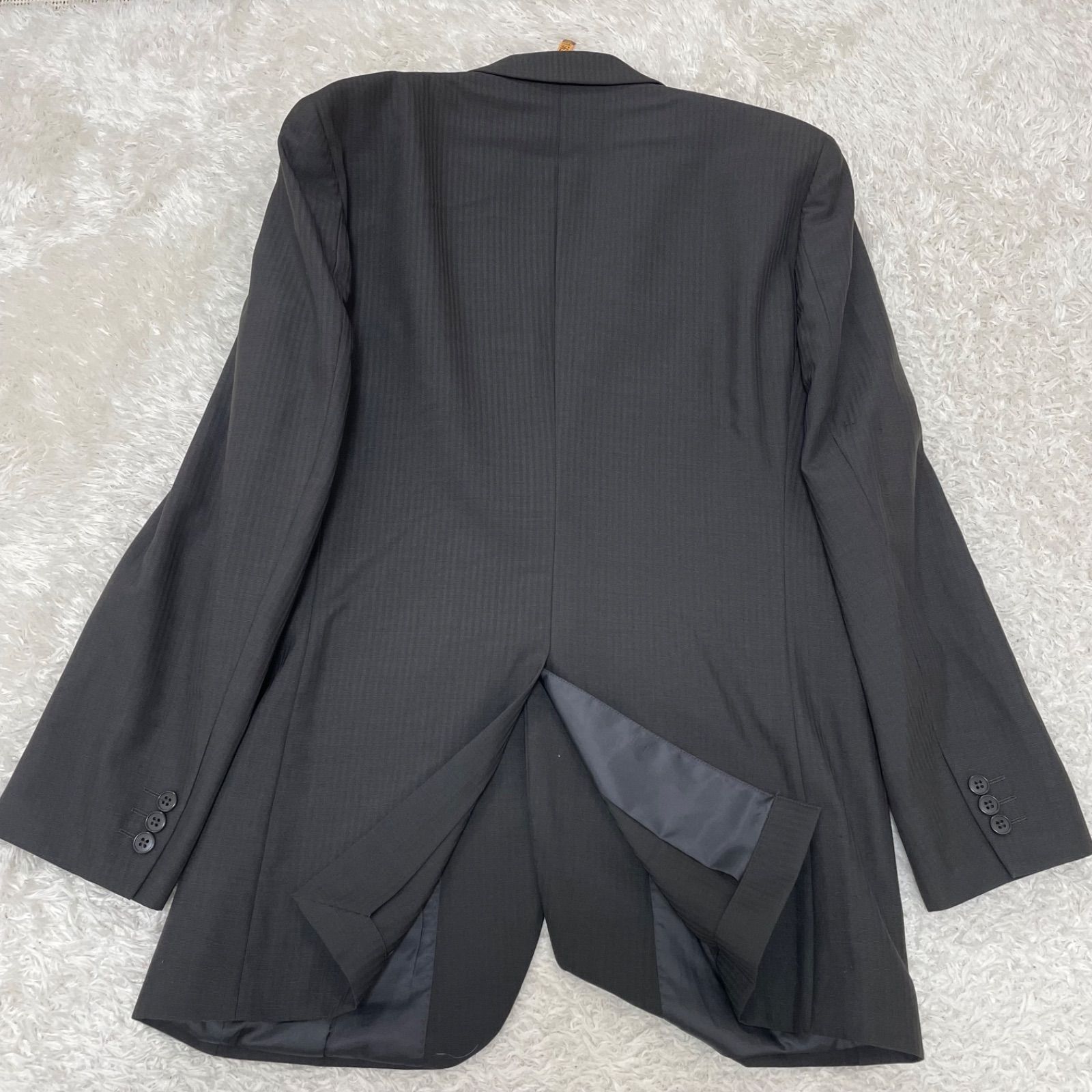 人気サイズ☆】トップバリュ ブラックストライプセットアップXL