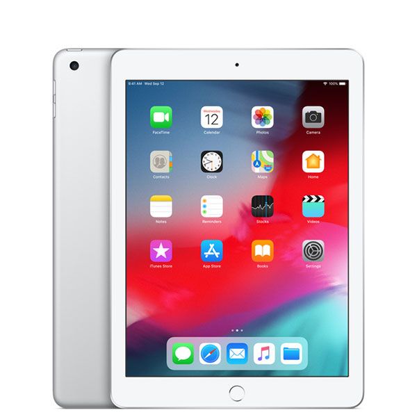 中古】 iPad 第6世代 128GB 良品 SIMフリー Wi-Fi+Cellular シルバー 