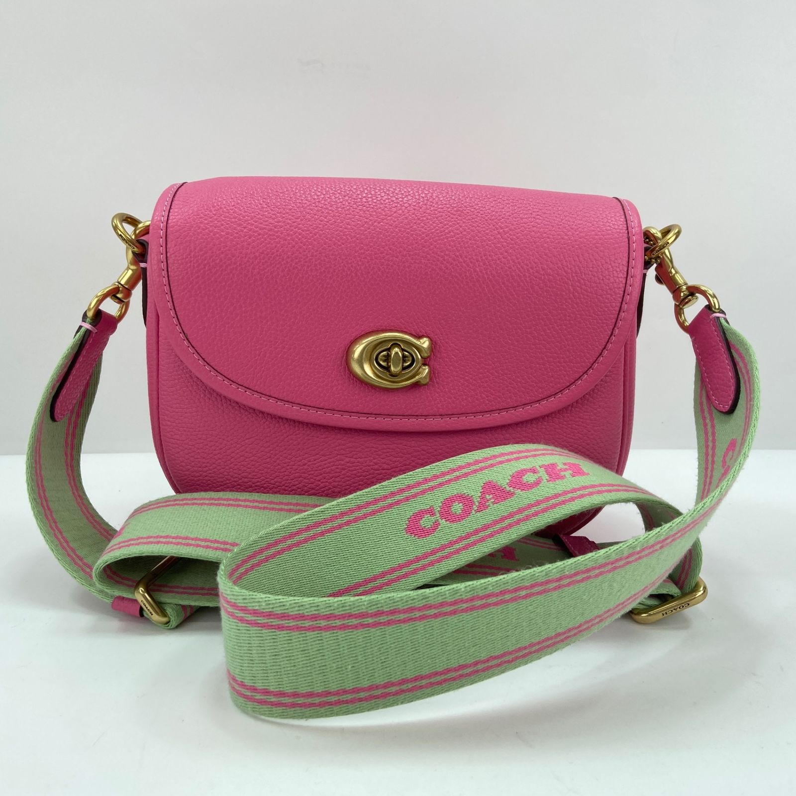 COACH COACH コーチウィロウ サドルバッグ コーチ ショルダーバッグ 