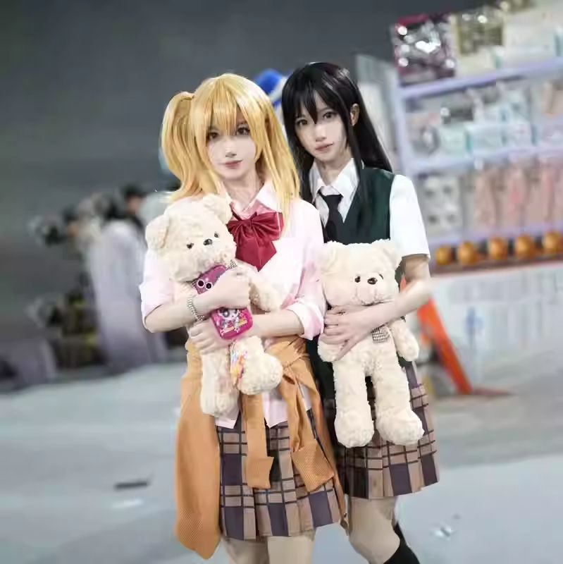 citrus～柑橘味香気～ 藍原柚子＆藍原芽衣 コスプレ衣装 フルセット 制服 ワンピース ベスト ニーソックス付属 高品質素材 学園コスプレ