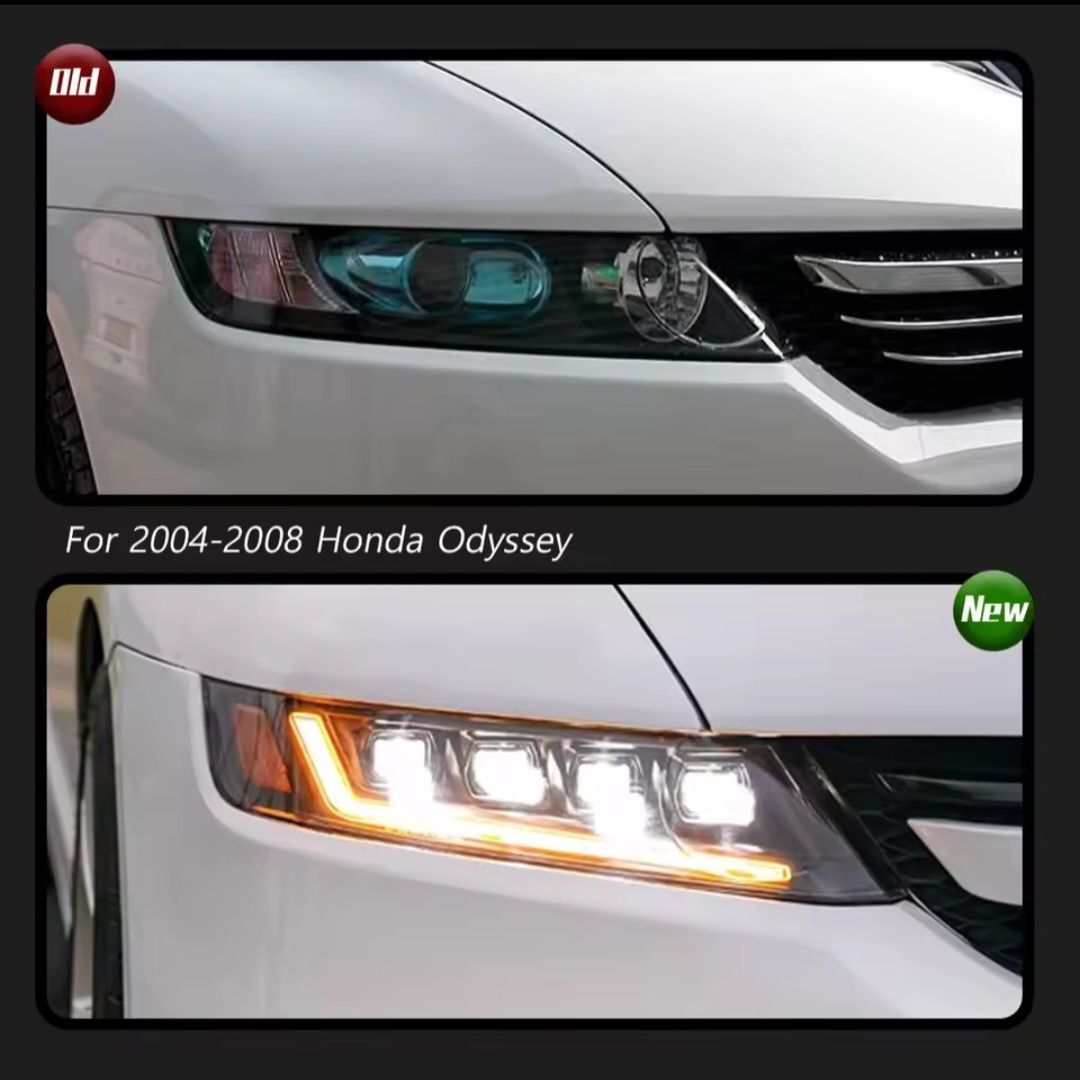 最新 新品 ホンダ オデッセイ RB1 RB2 用 ヘッドライト 2004