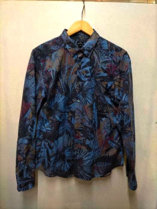 Paul Smith JEANS ポールスミス　ジーンズ　アロハシャツ ポールスミスジーンズ オレンジ 裏地柄 アロハシャツ - メルカリ