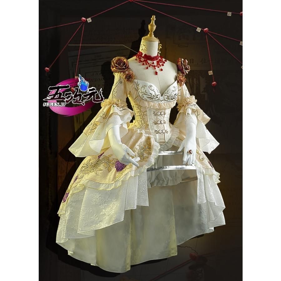 セット済みウィッグ　第五人格　血の女王　マリー　花嫁マリー　コスプレ 新品、未使用 三分妄想 第五人格 Identity V 血祭り 血の女王