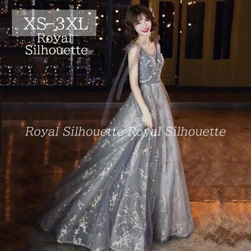イブニングドレス パーティードレス ブルー 青 ノースリーブ ナイトドレス 大きいサイズ 謝恩会ドレス 結婚式 XS S M L XL LL 2XL XXL 3XL XXXL 姫系 発表会 プリンセス ガーリー 紐タイプ 豪華 パーティー