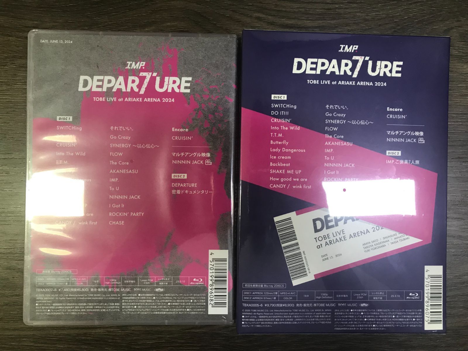 新品未開封】IMP. DEPARTURE 初回限定盤 通常盤 - メルカリ