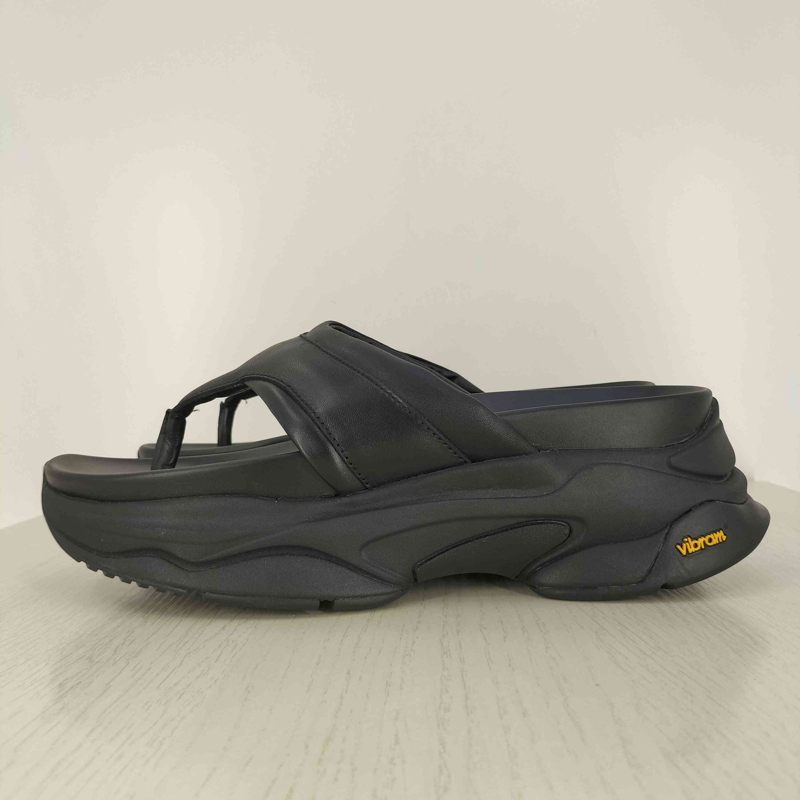 ザラ ZARA VIBRAMソール 厚底 レザーサンダル メンズ JPN：27 - メルカリ