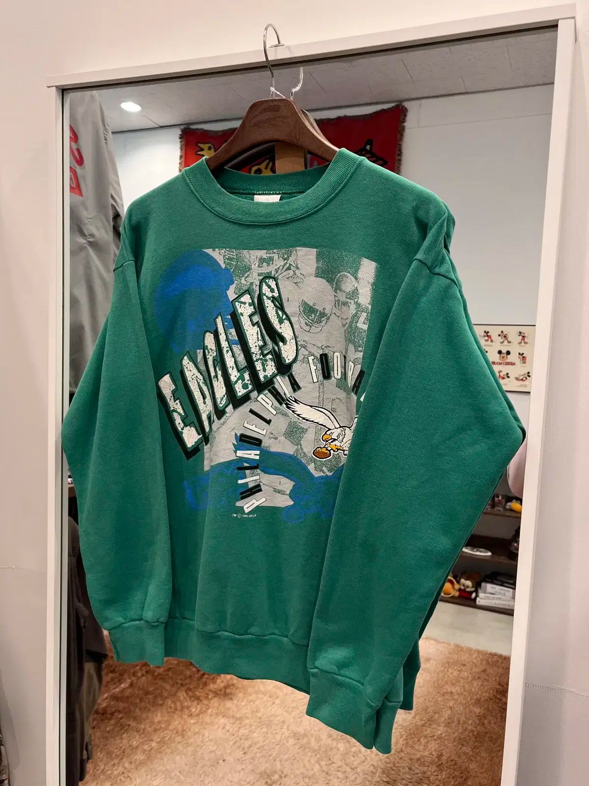90s Tultex ツールテックス NFL フィリー イーグルス スウェットシャツ USA