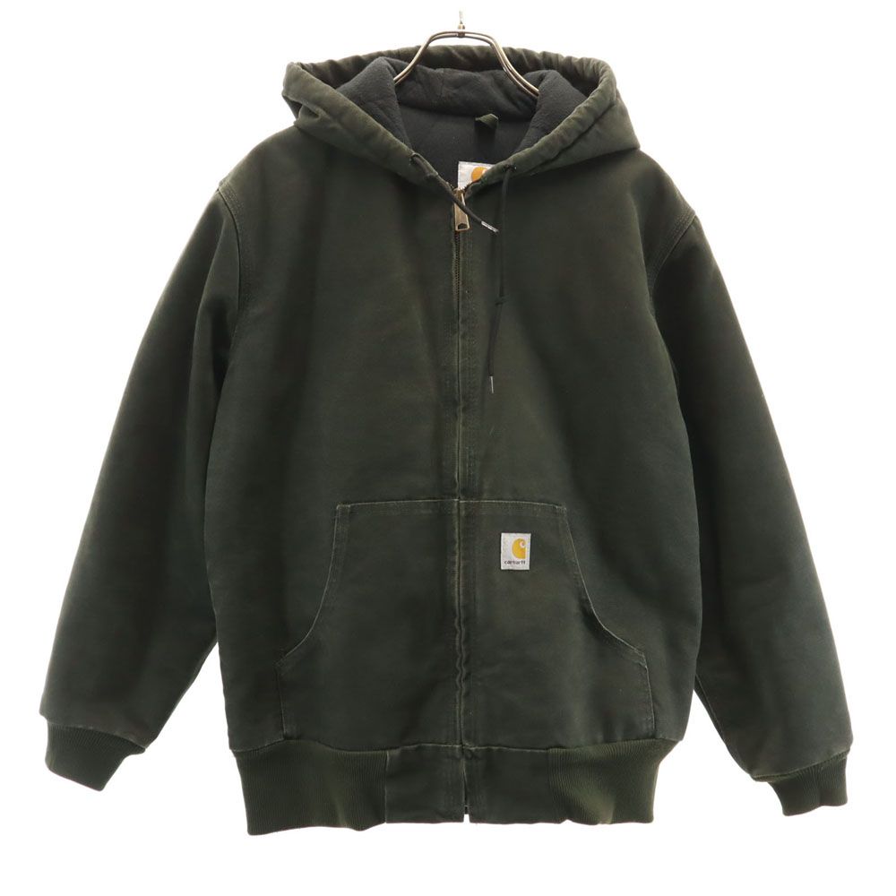 ‼️Carhartt アクティブジャケット WJ130 モスグリ-ン カーハート ダック ショップ アクティブ ジャケット M モスグリーン