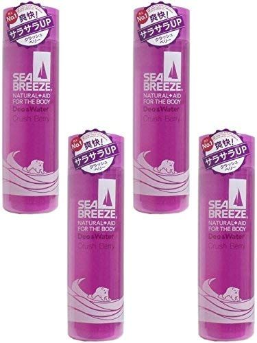 まとめ買い シーブリーズ デオ-ウォーター クラッシュベリーの香り 160ml 医薬部外品 ×4個