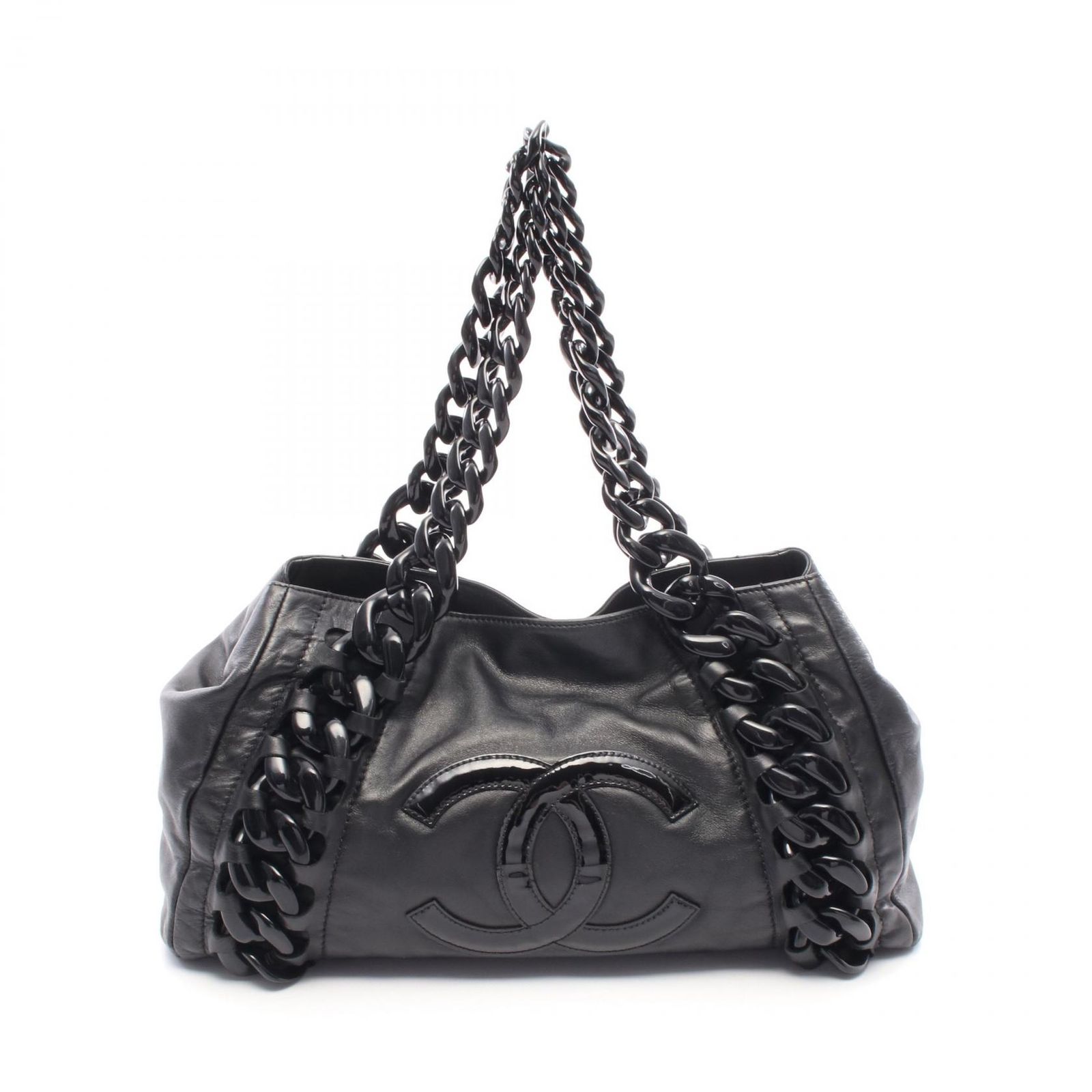 シャネル CHANEL トートバッグ ココマーク WS6950 ブラック