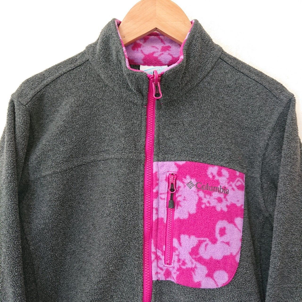w^)b Columbia コロンビア ボア フリース ジャケット 羽織り ジップ 