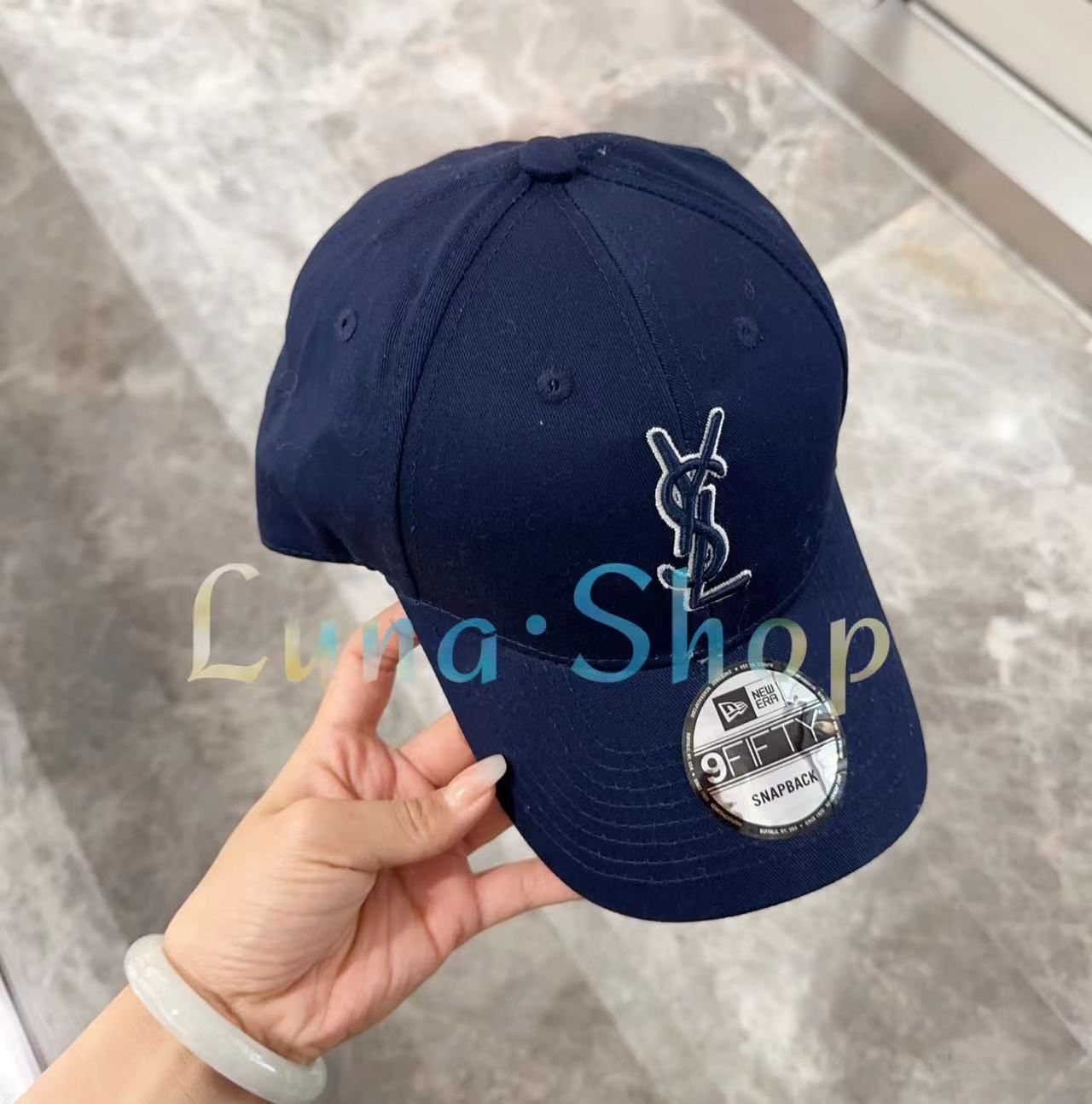 SAINT LAURENT ネイビーキャップ SAINT LAURENT ネイビーキャップ