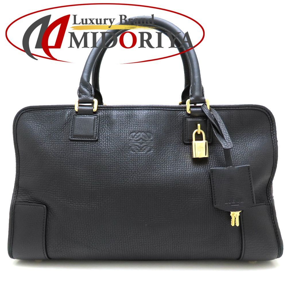 LOEWE ロエベ アマソナ36 ハンドバッグ レザー ブラック/352591