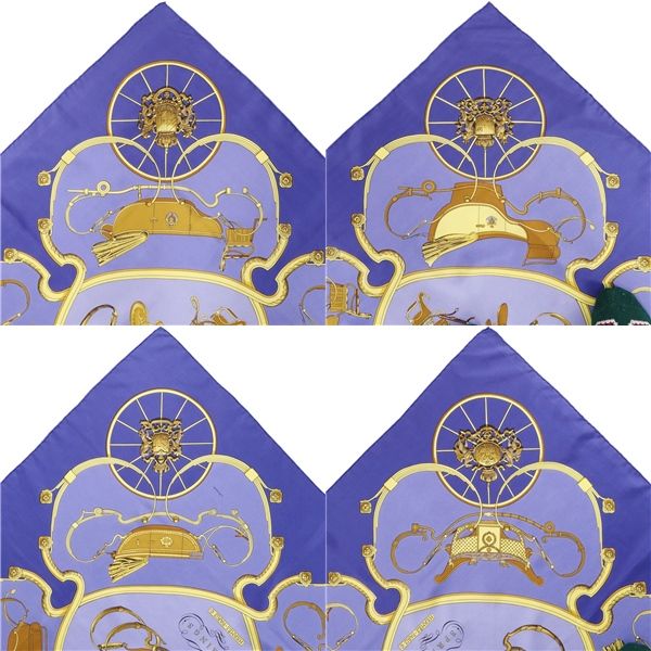 美品 Vintage エルメス HERMES スカーフ カレ90 Springs スプリング