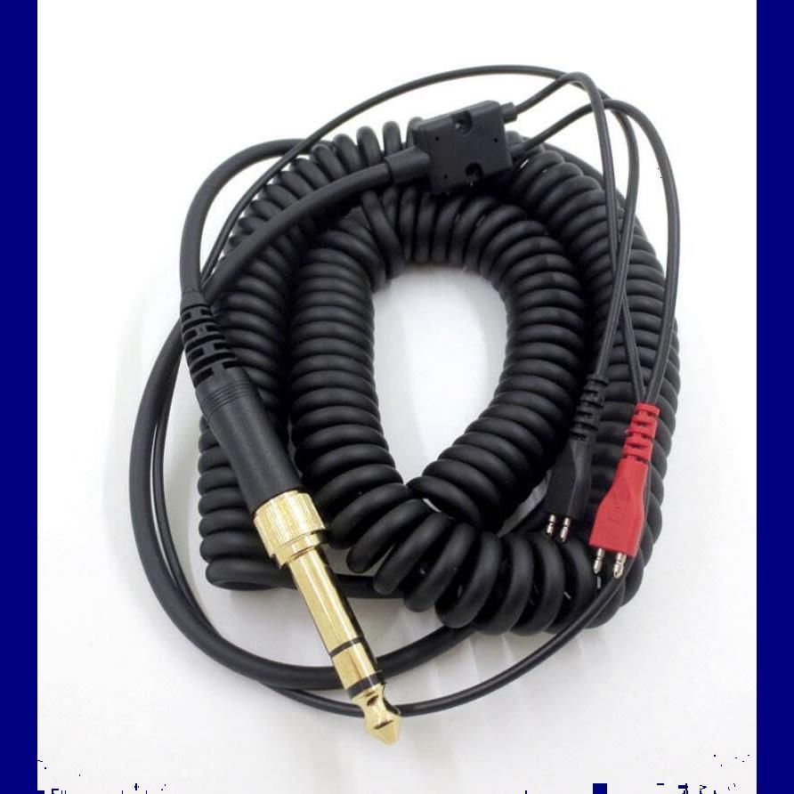 【人気商品】Sennheiser HD25 HD560 HD540 HD430 HD250 用 オーディオケーブル ヘッドフォンケーブル スプリングケーブル