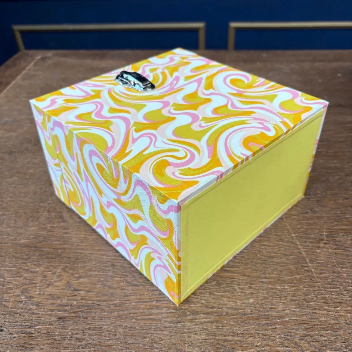 レコードケース イエローマーブル