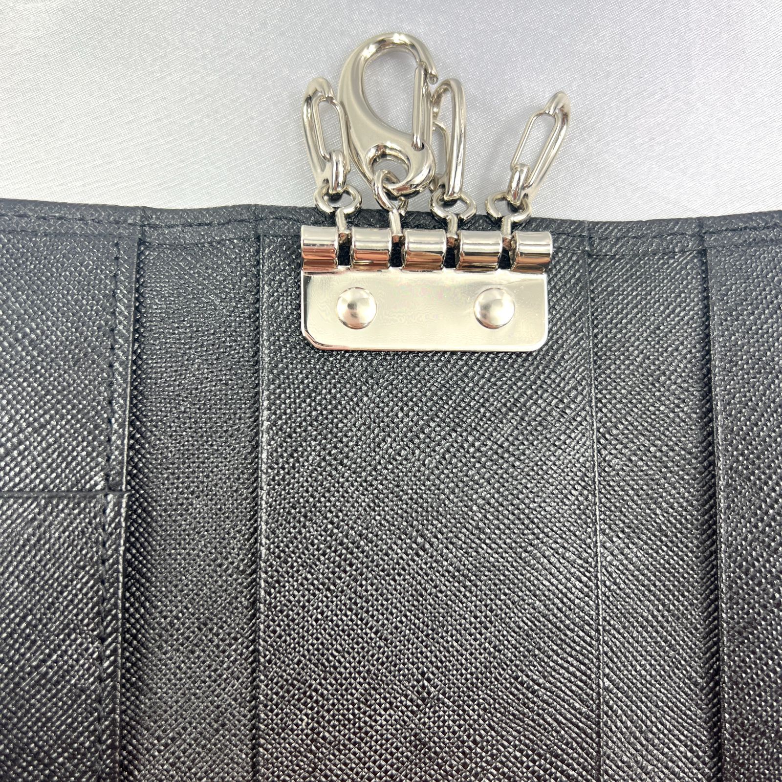 BURBERRY バーバリー キーケース キーリング 4連 レザー 461809