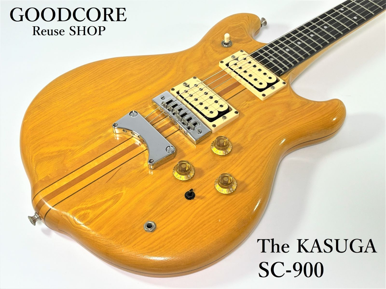 The KASUGA 春日 SC-900 スコーピオン エレキギター スルーネック 