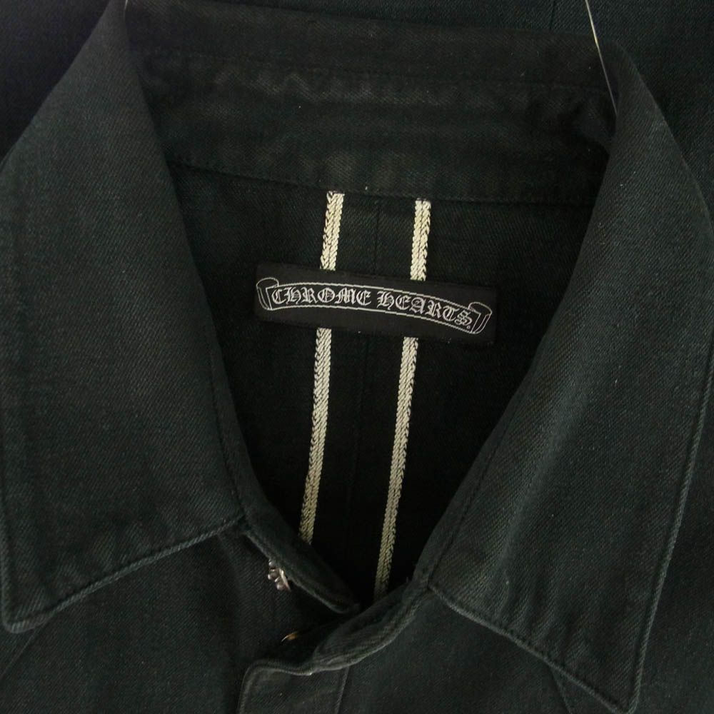 CHROME HEARTS クロムハーツ（原本無） クロスボールボタン ブラック