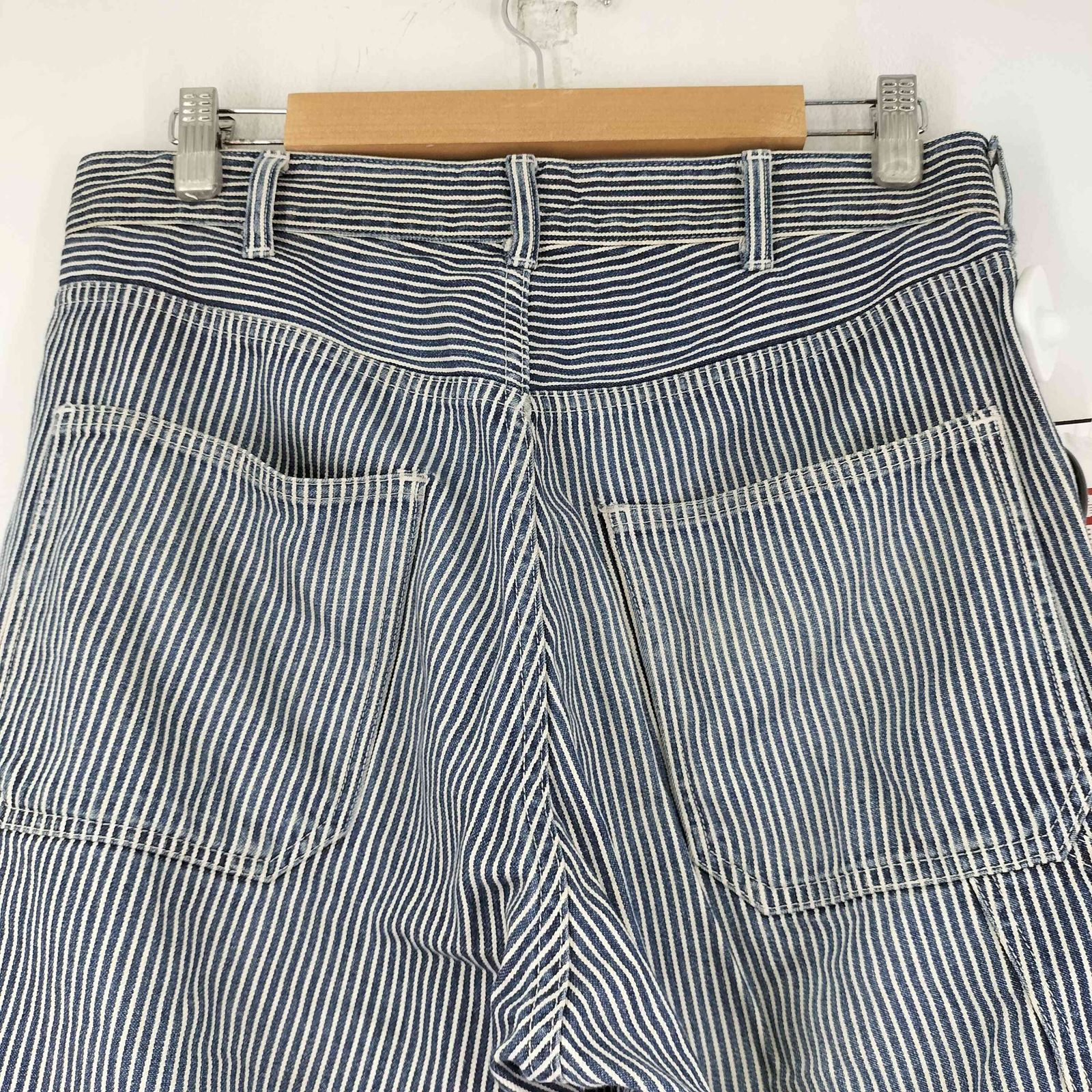 グッドイナフ GOODENOUGH 00S ヒッコリーストライプ ベイカーパンツ