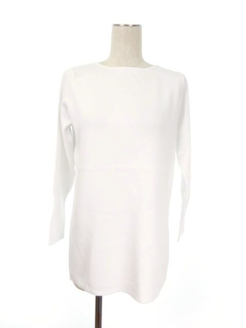クラネ CLANE カットソー ニット チュニック 36 白 ホワイト /☆t
