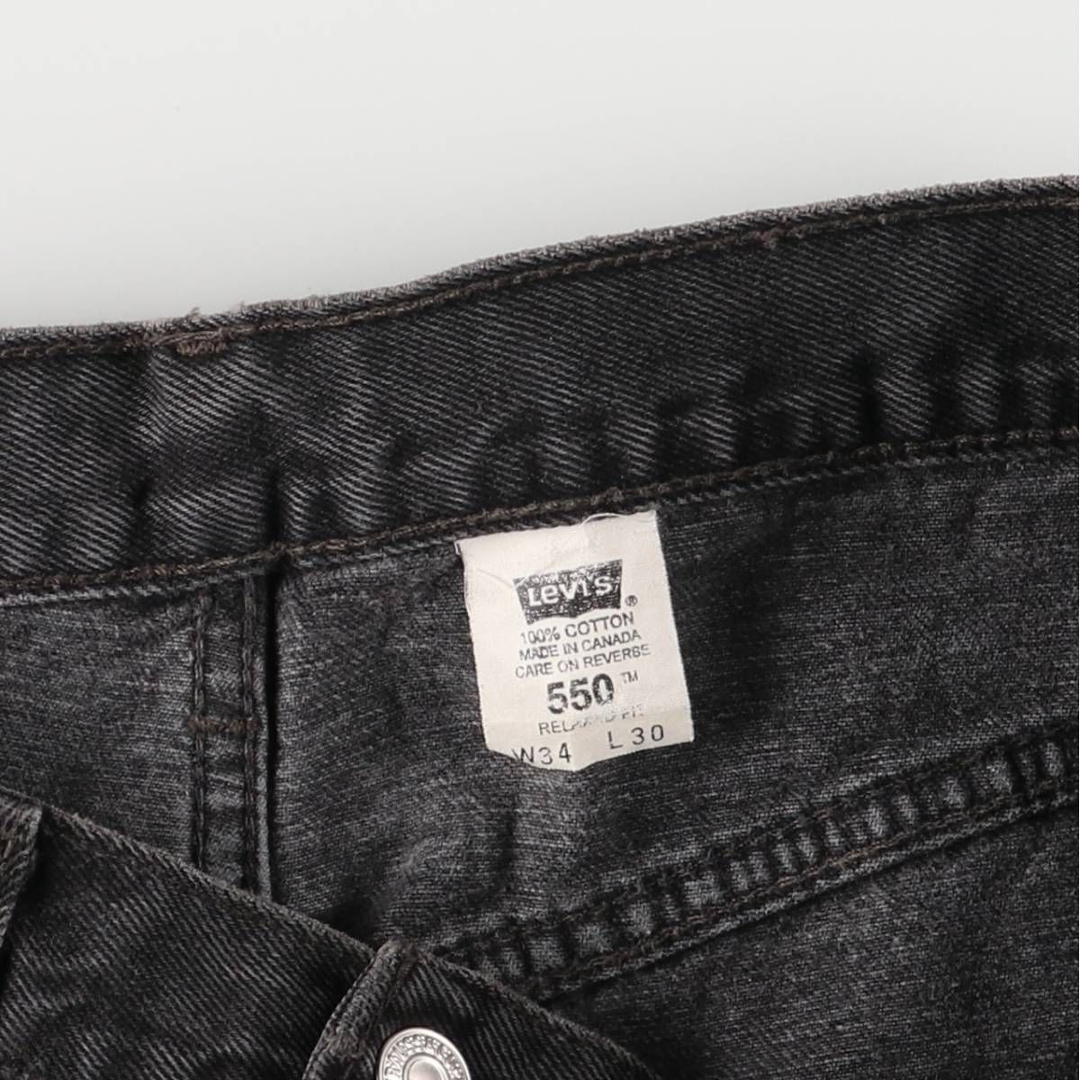 テーパードデニムパンツ カナダ製