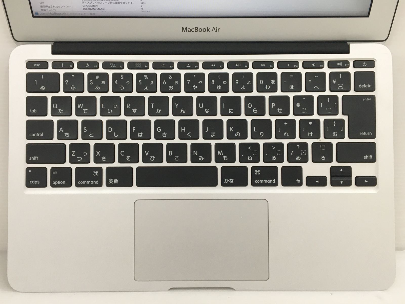 ☆【良品 11.6インチ】Apple MacBook Air (11-inch, Early 2014) A1465 Core i5(4260U)/1.4GHz RAM:4GB/SSD:256GB Catalina 動作品