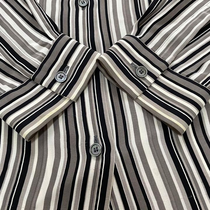 CELINE セリーヌ 長袖シャツ ドレスシャツ ストライプ レディース 