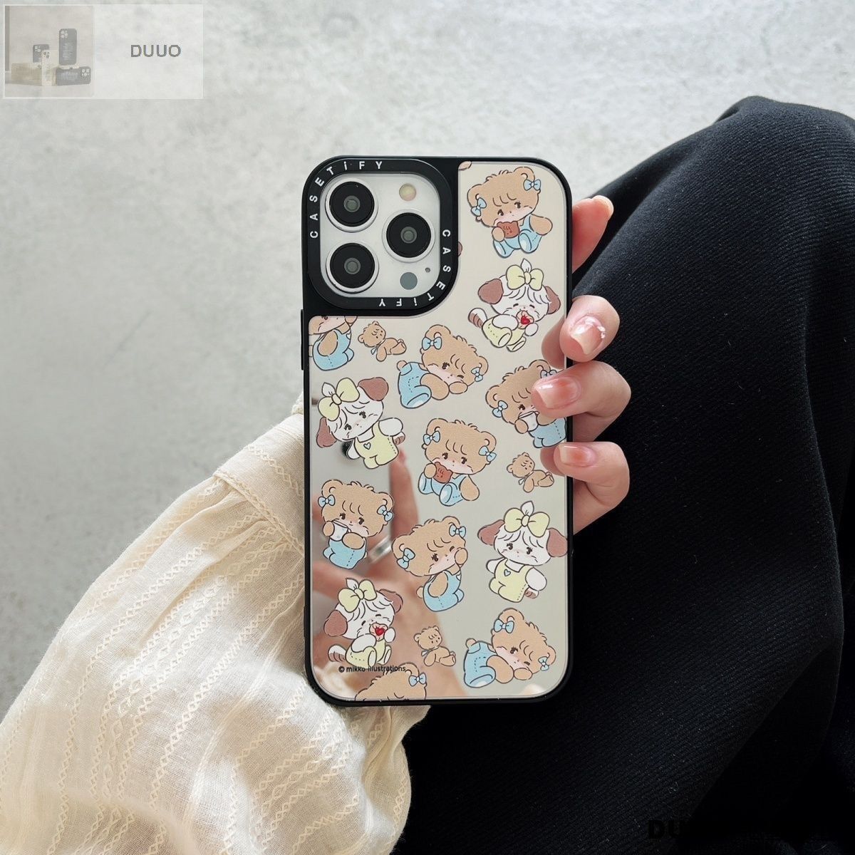 可愛いMikko iPhoneケース CASETiFY ケースティファイ 耐衝撃 きょう
