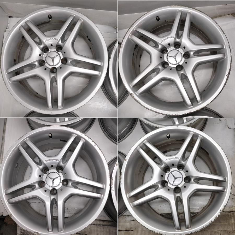 ◆本州 四国は ◆ 訳アリ 18x8J 18x9J メルセデスベンツ AMG W211 純正 スタイリング4 5H -112 4本 A2114012602