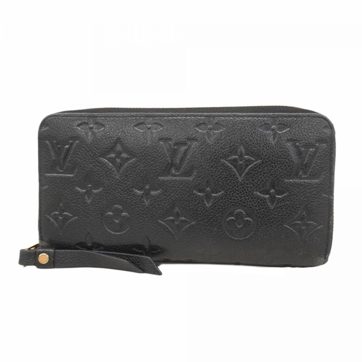 5mc2825 ルイヴィトン 長財布 モノグラム アンプラント ジッピーウォレット M61864 ノワール レディース