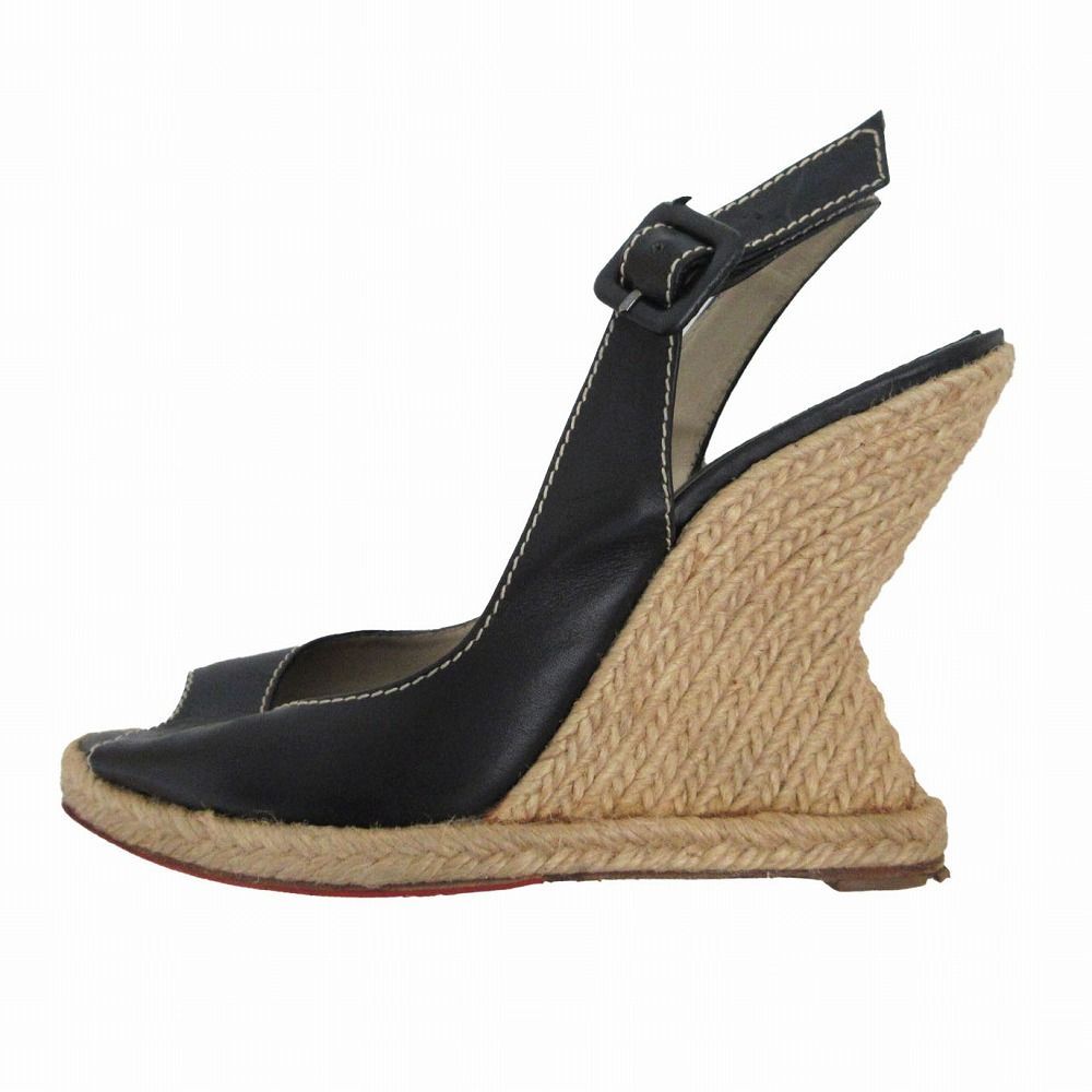 ルブタン　ウェッジソールサンダル　37サイズ Christian Louboutin クリスチャン ルブタン ウェッジソール