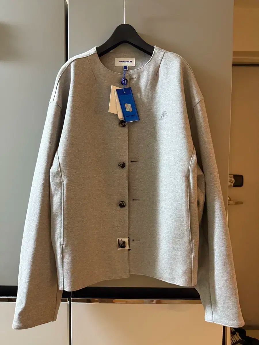 ADER ERROR アーダーエラー ポリド ジャケット グレー L