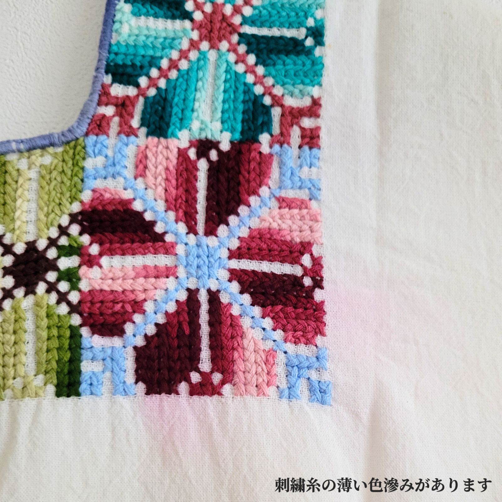メキシコの民族衣装　手刺繡　オアハカ　値下げ袖なし メキシコの民族衣装 手刺繡 オアハカ 値下げ袖なし