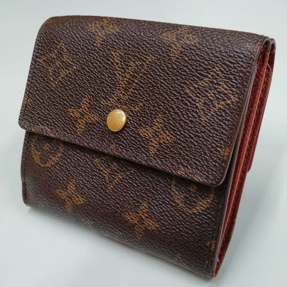 美品】LOUIS VUITTON ルイヴィトン Wホック財布 モノグラム ポルト