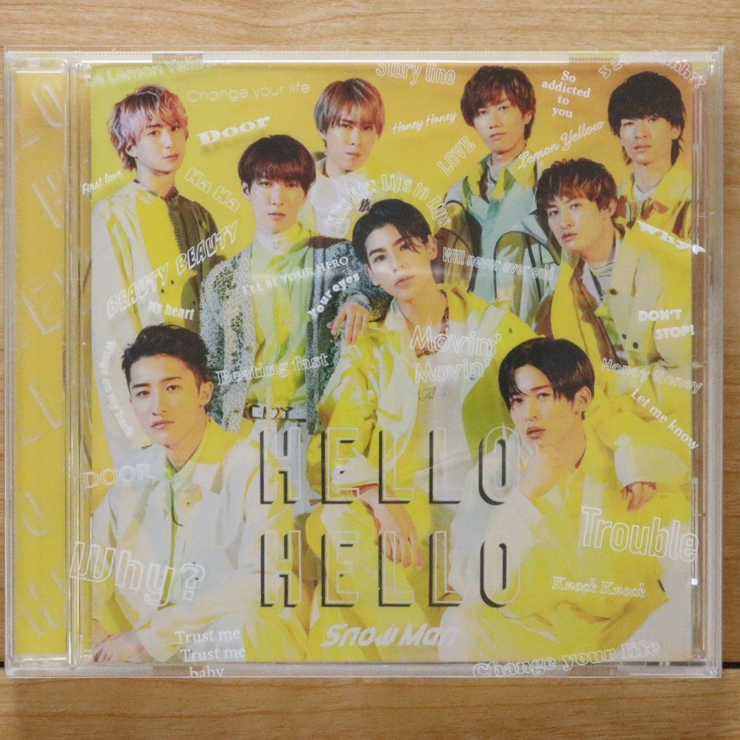 国内盤CD☆スノーマン/Snow Man□ HELLO HELLO (CD)(通常