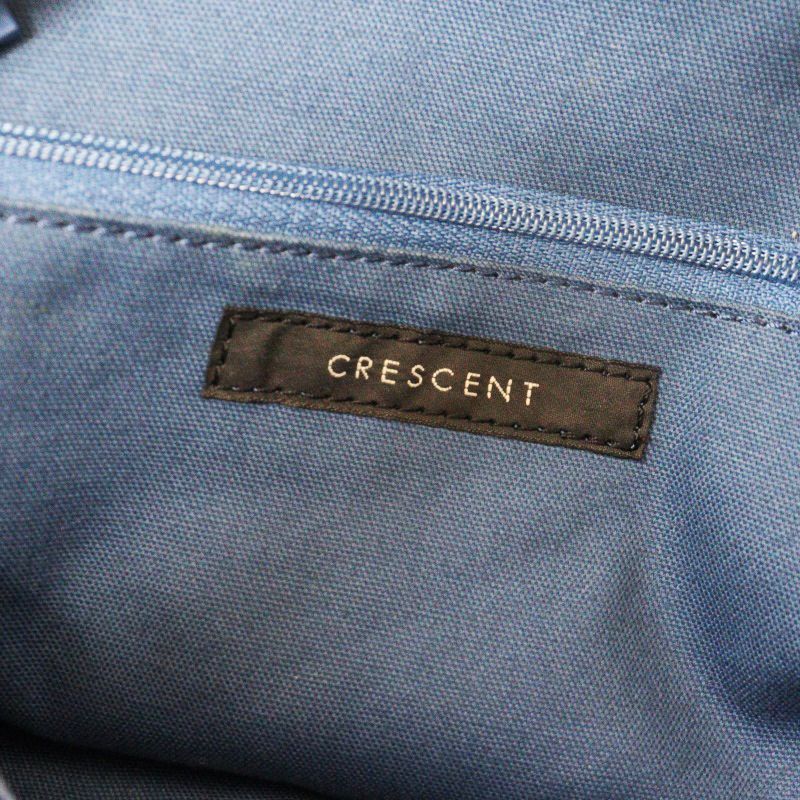 クレッシェント CRESCENT がま口 レザー トートバッグ /グレー系 